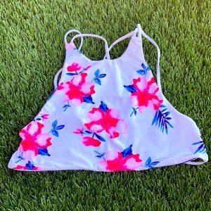 Reversible swim top